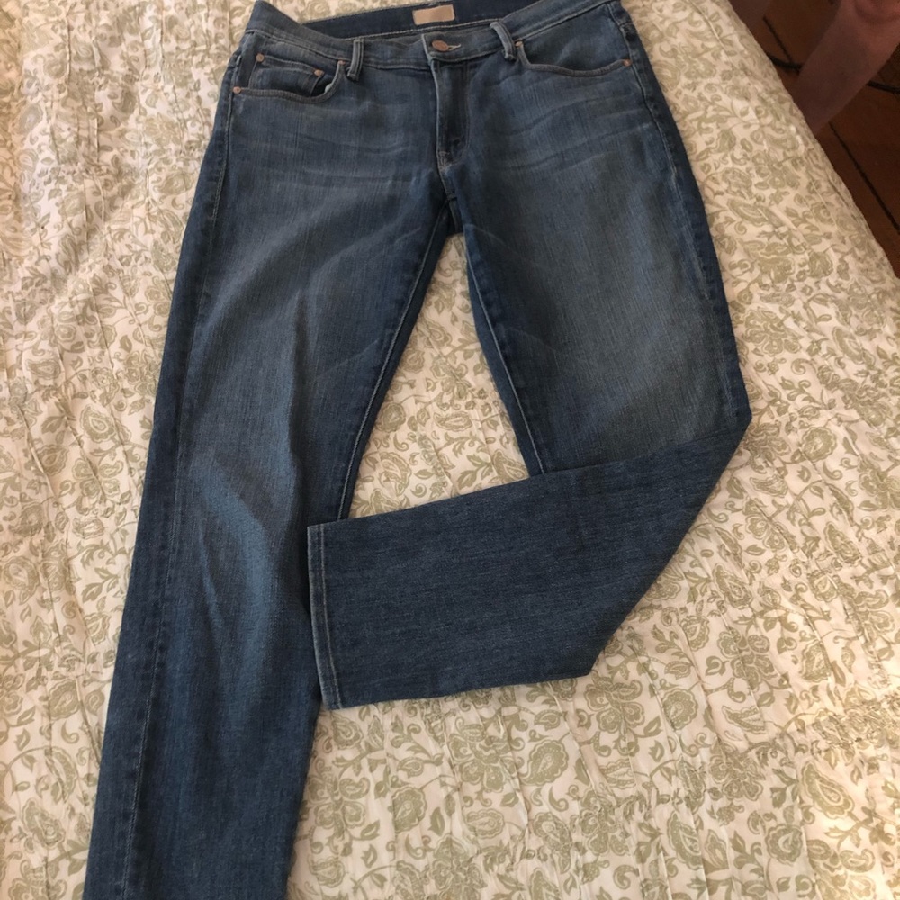 Mother skinny crop jeans